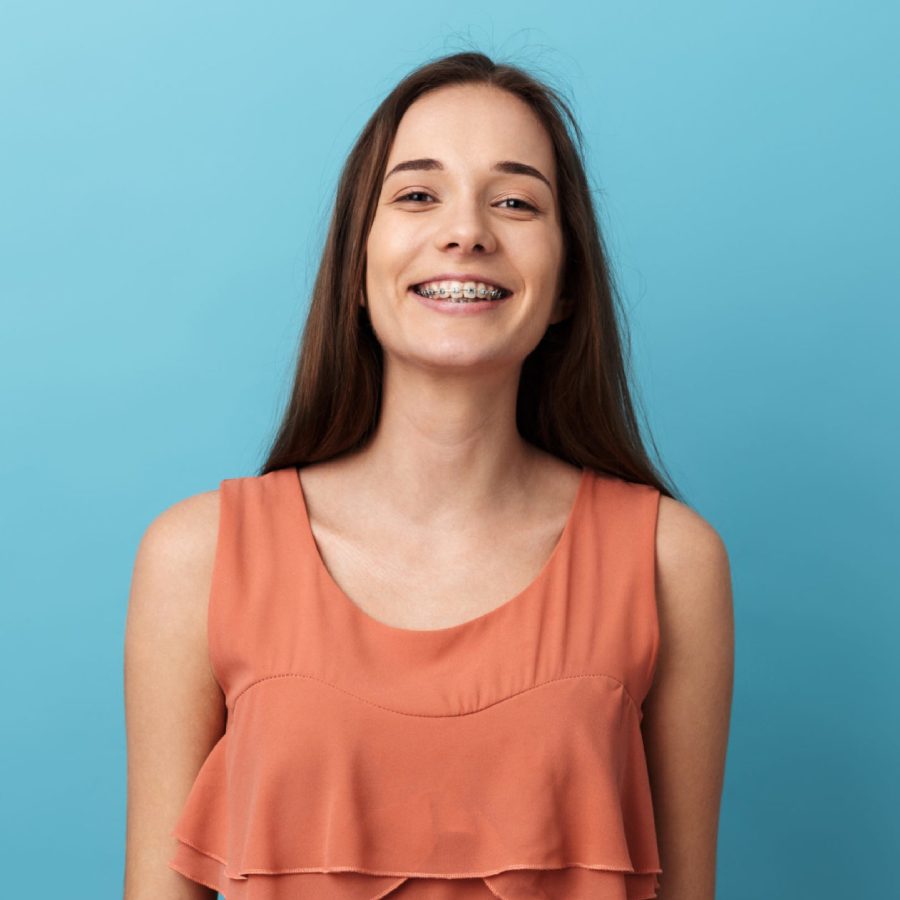 smiling Rise Orthodontics braces patient